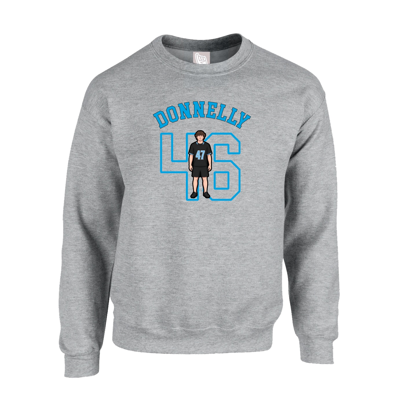 Fleece Crew — Shirsey Arch in Grey