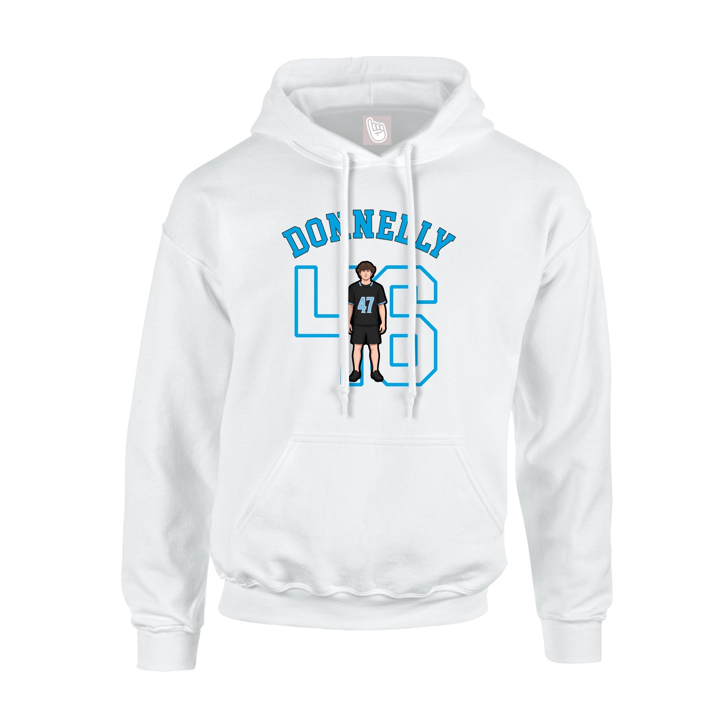 Youth Hoodie — Shirsey Arch in White