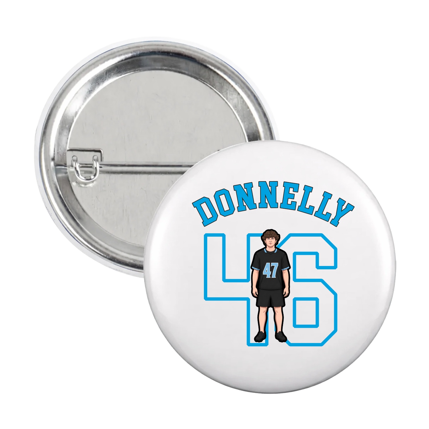 Game Day Button — Shirsey Arch in White