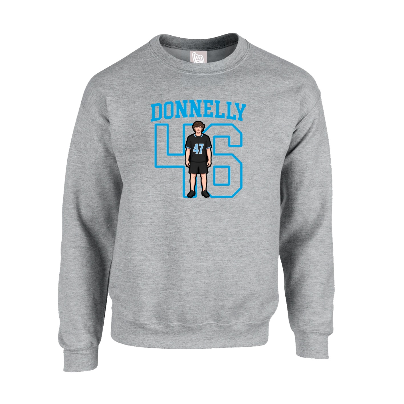 Fleece Crew — Shirsey in Grey