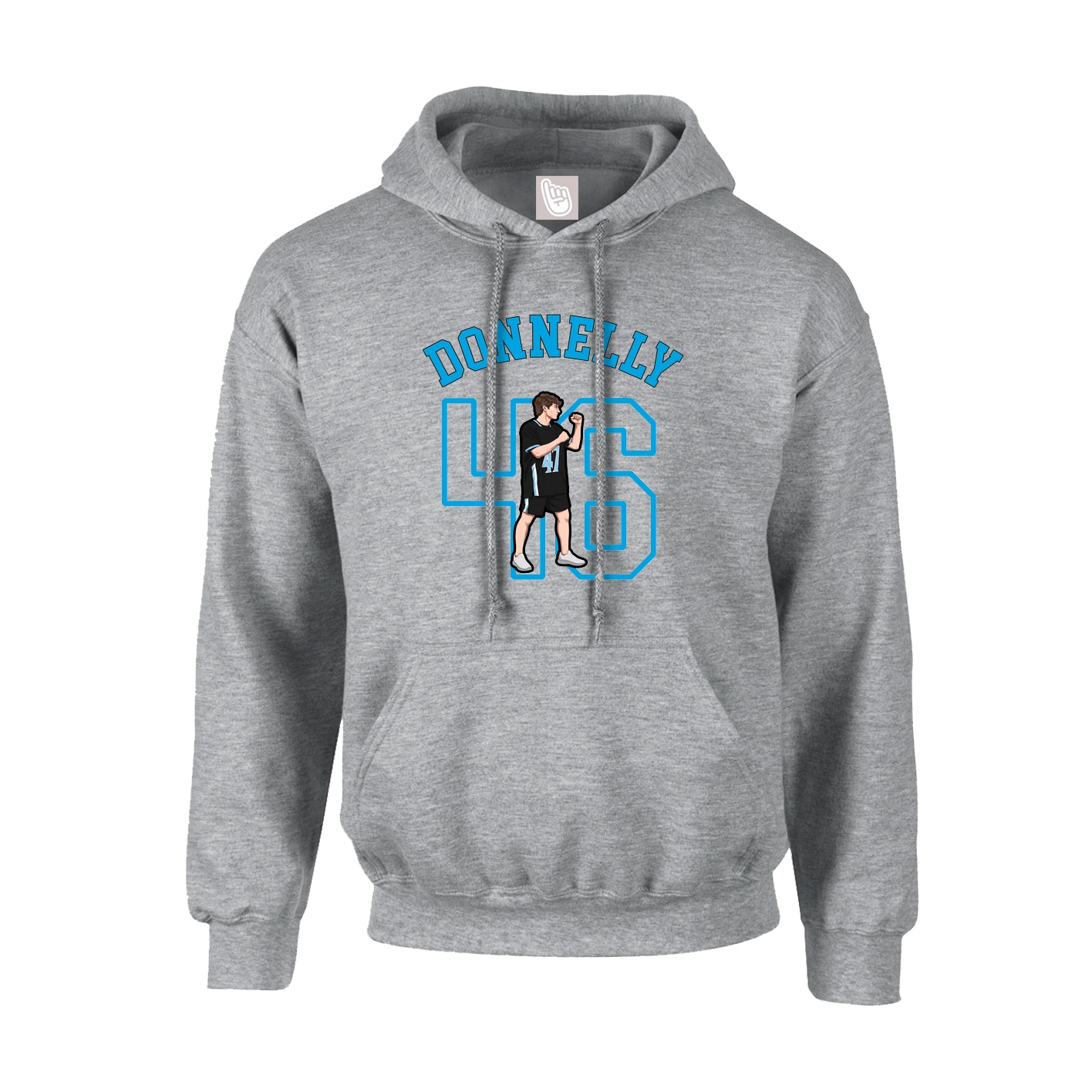 Youth Hoodie — Shirsey Arch in Grey