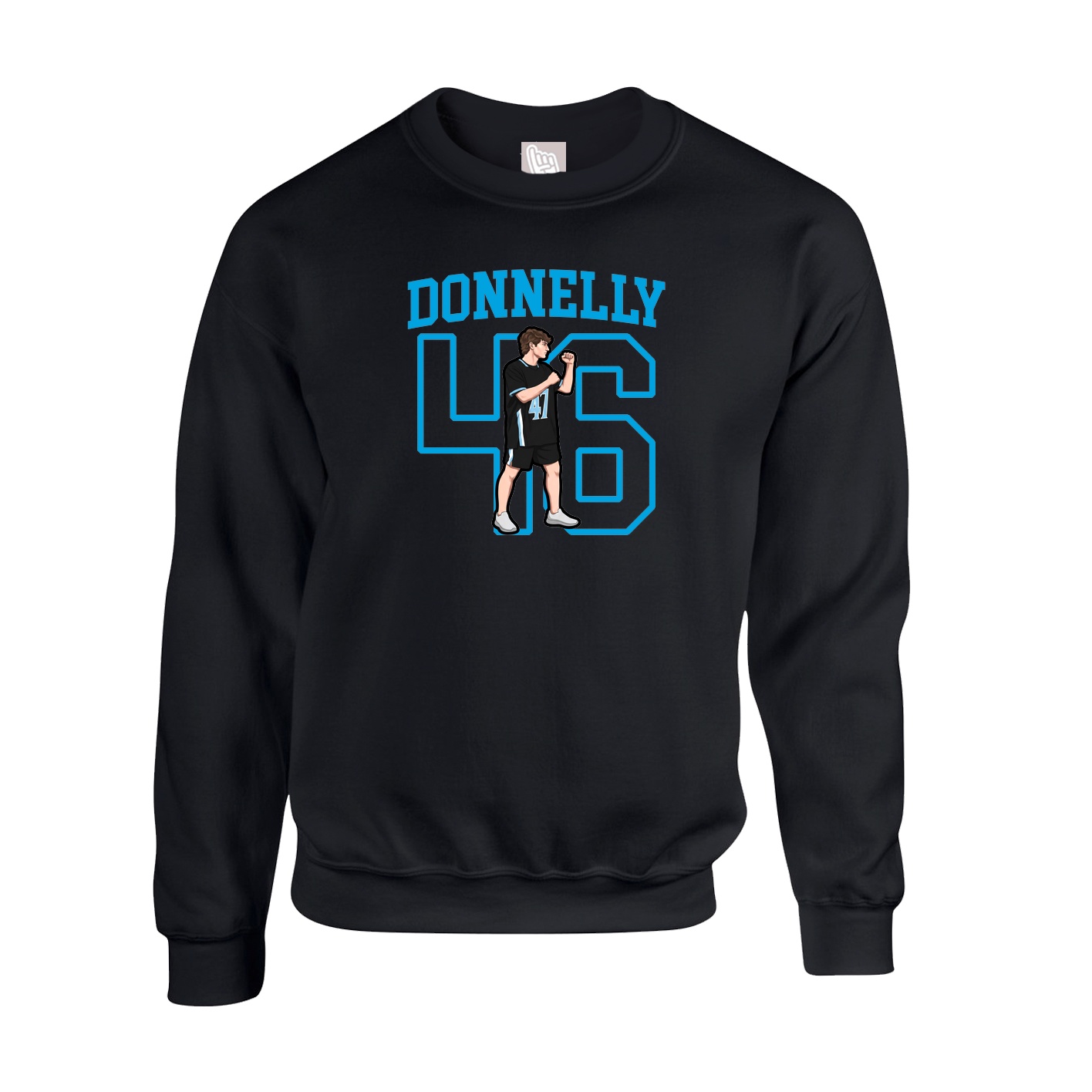 Fleece Crew — Shirsey in Black
