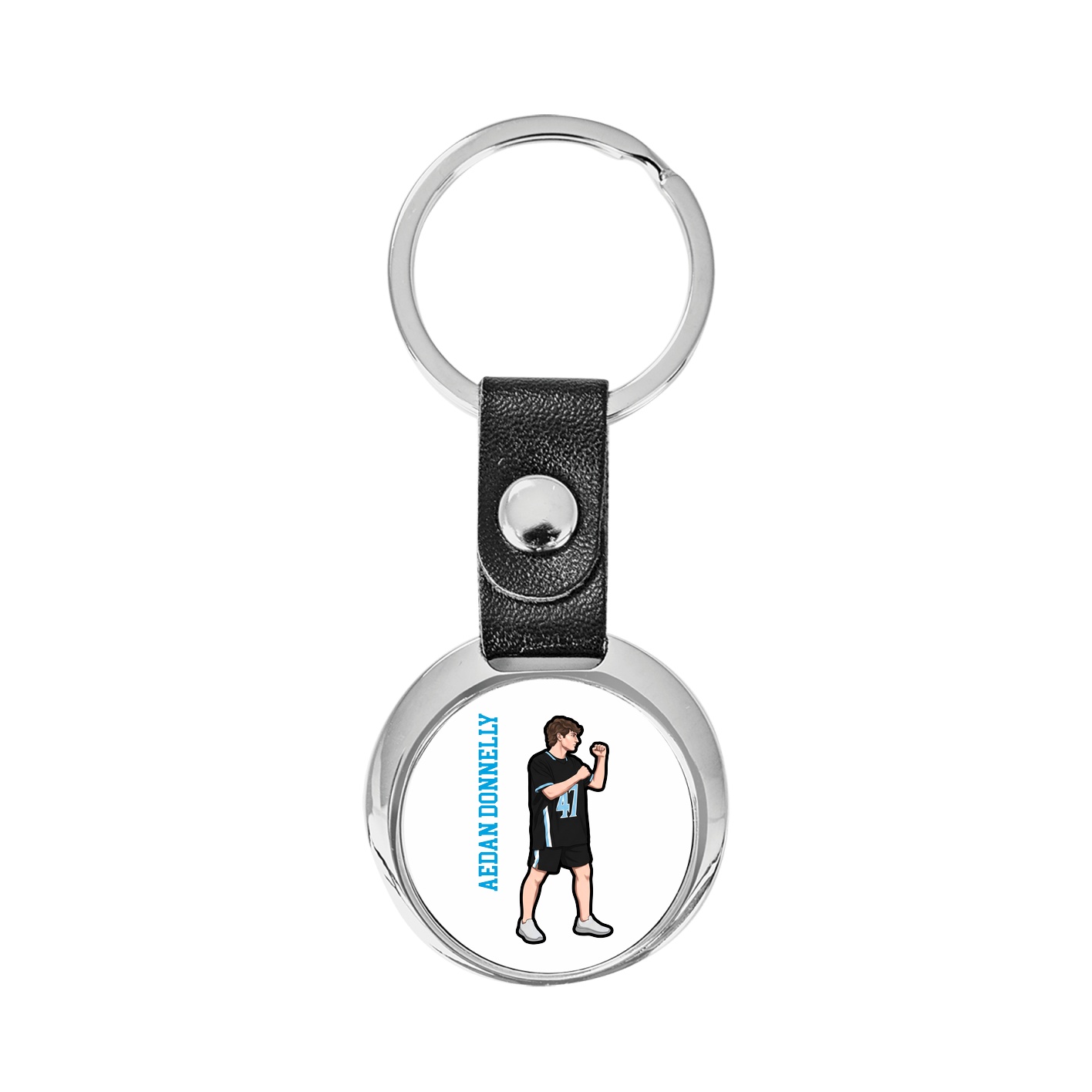 Key Chain — Name Vertical in Classic
