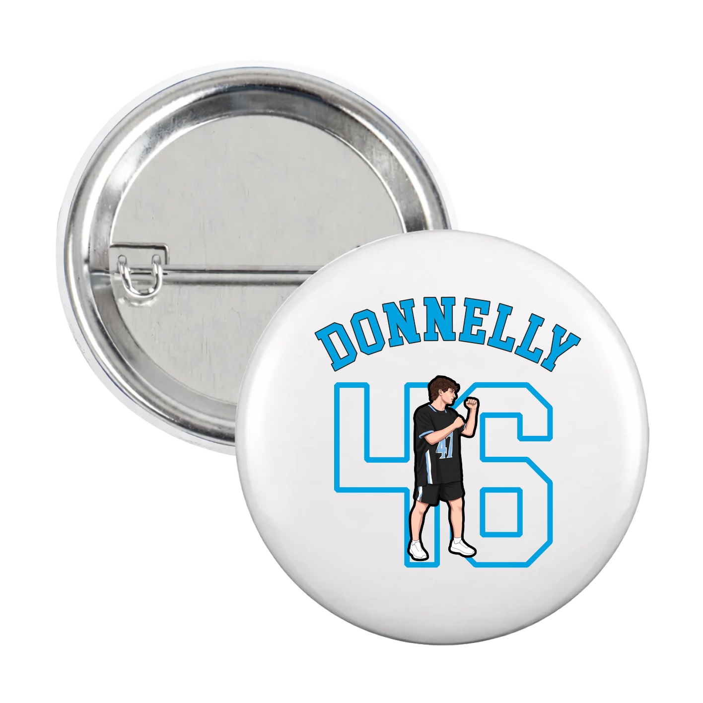 Game Day Button — Shirsey Arch in White