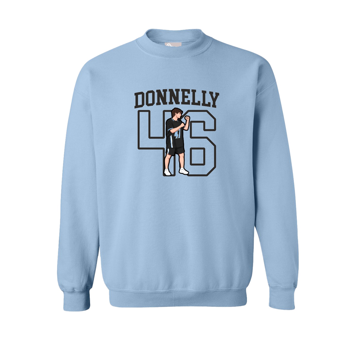 Fleece Crew — Shirsey in Light Blue