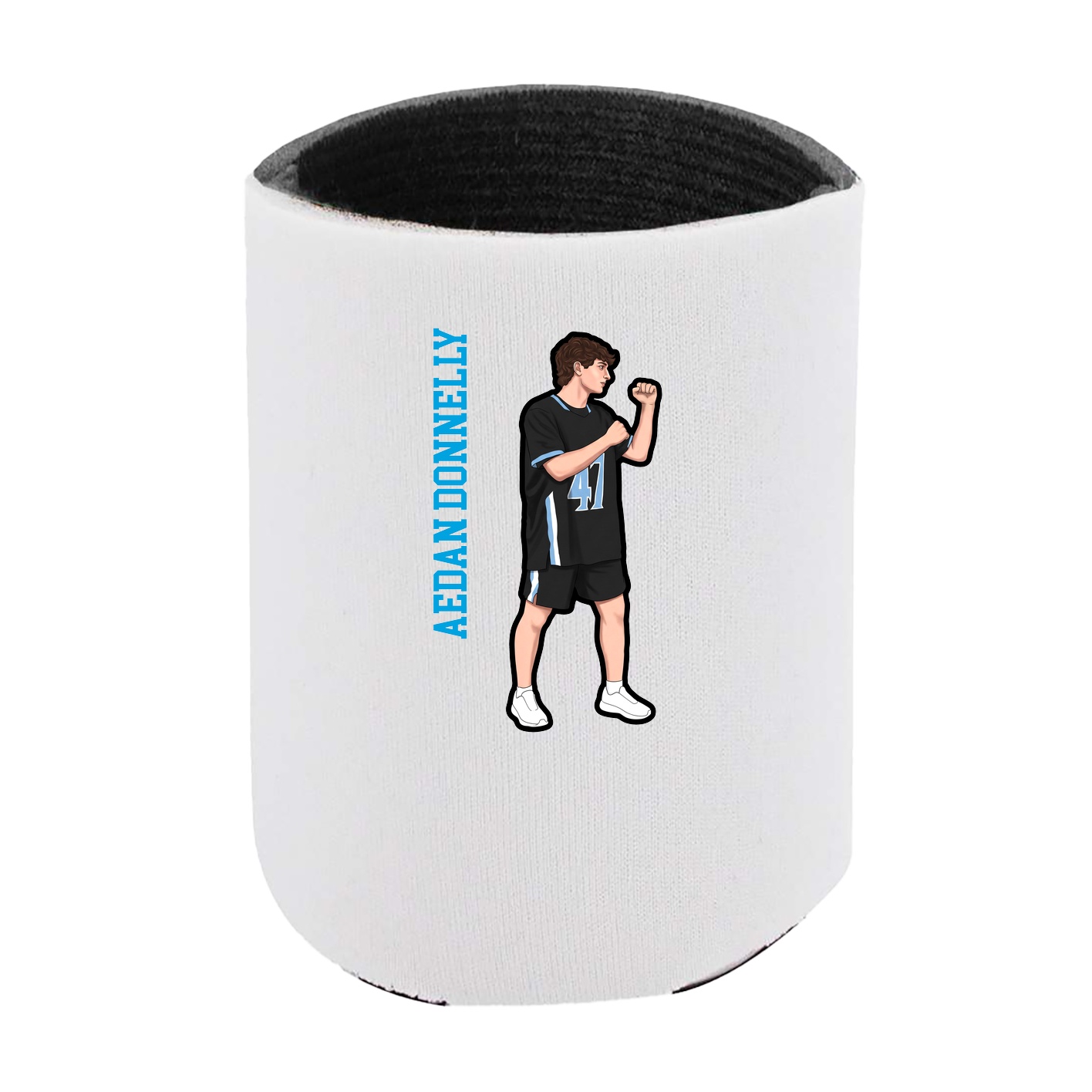 Can Holder — Name Vertical in White