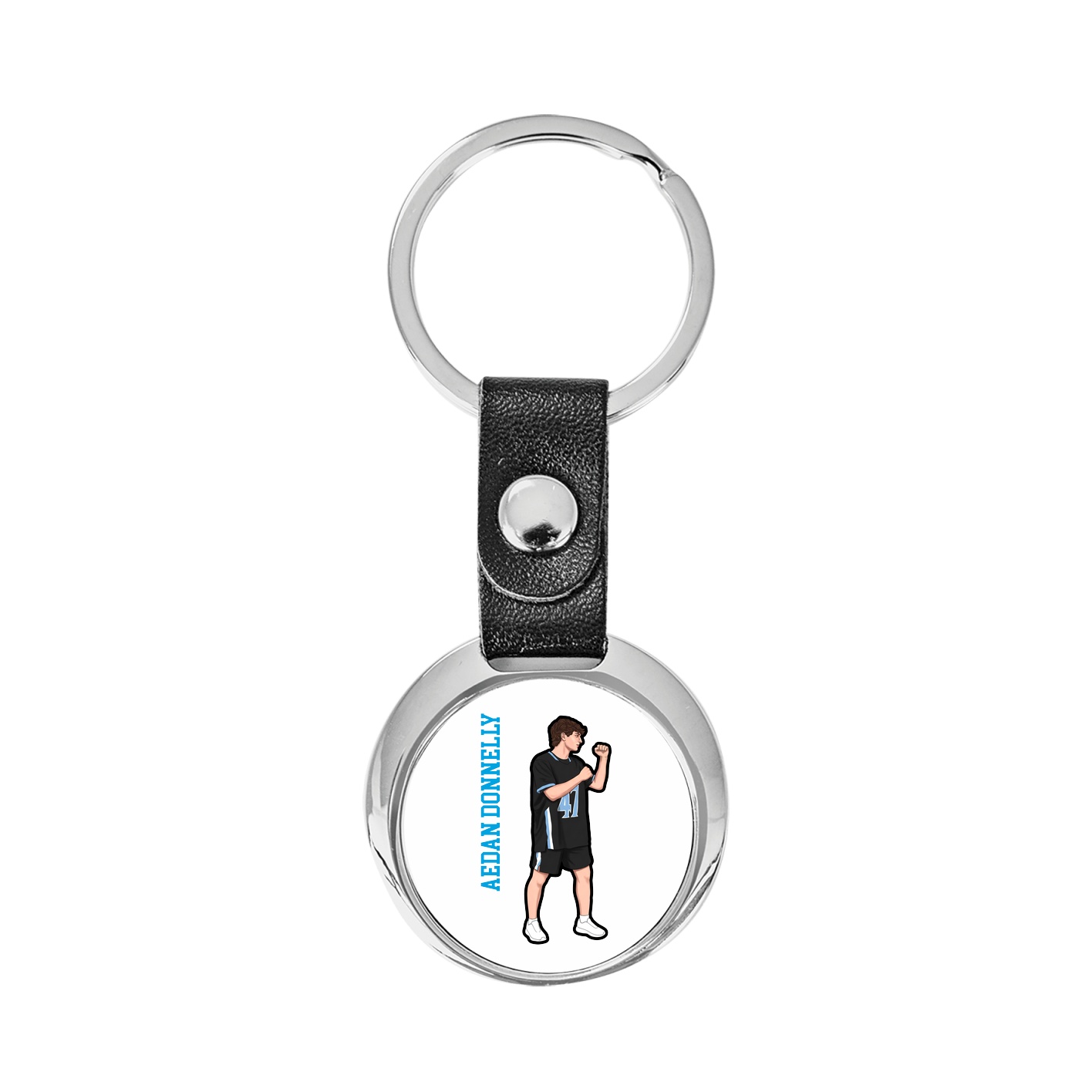 Key Chain — Name Vertical in Classic