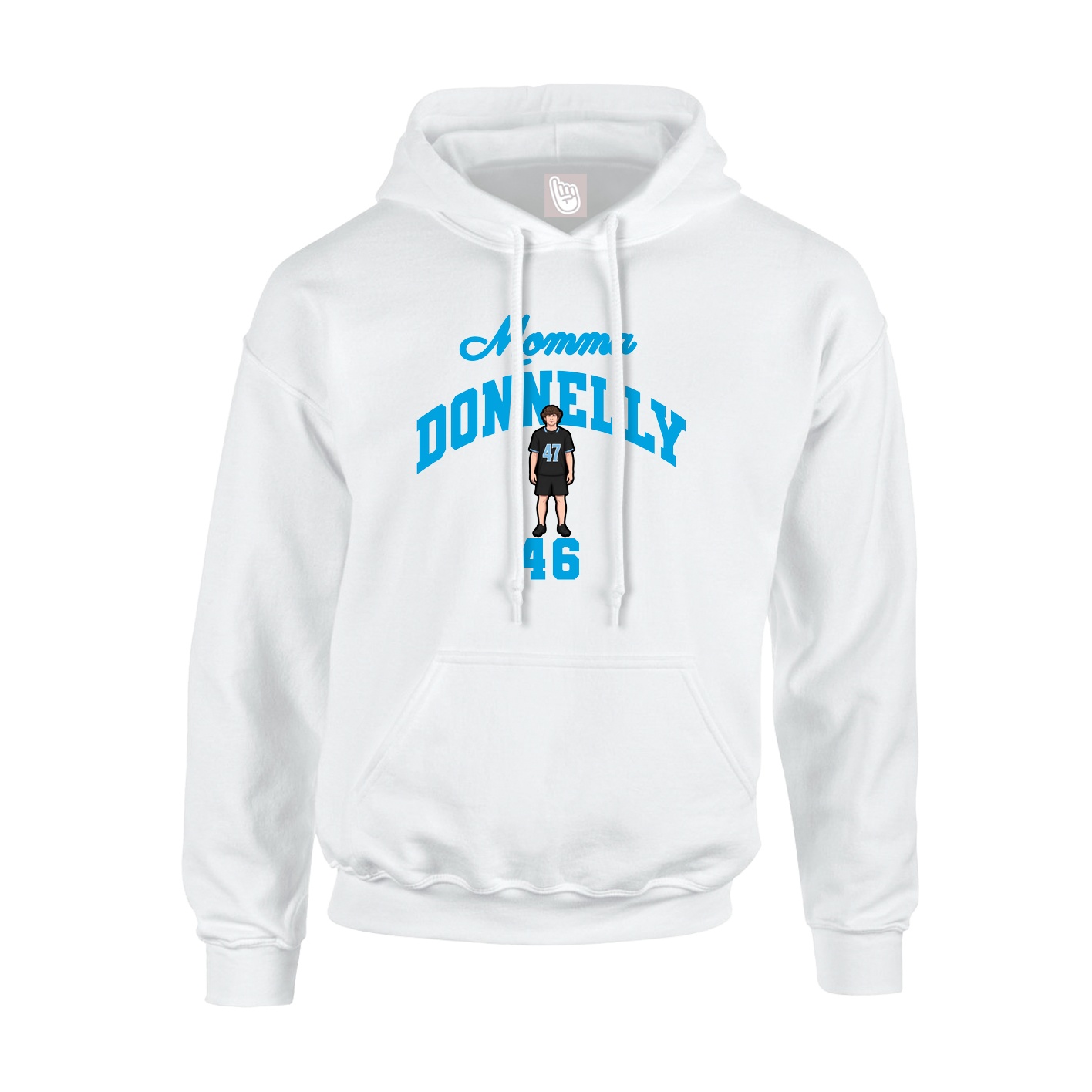 Youth Hoodie — Mothers Day Arch in White