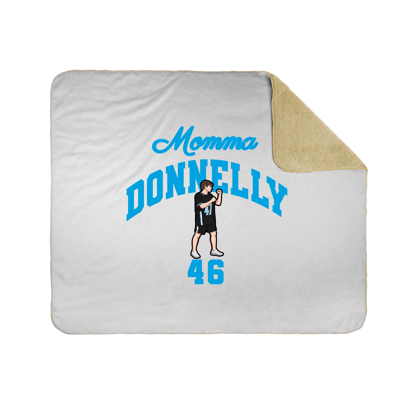 Throw Blanket — Mothers Day Arch in White