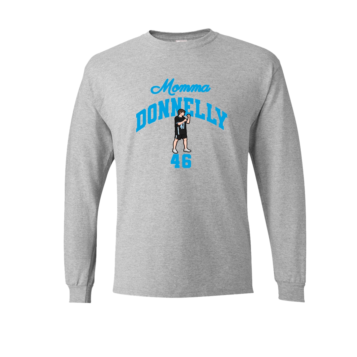 Long Sleeve Tee — Mothers Day Arch in Grey