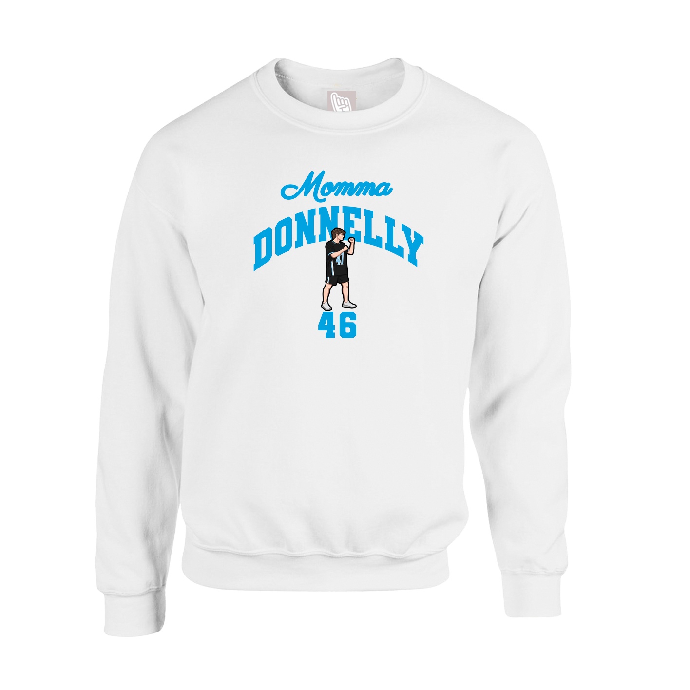 Fleece Crew — Mothers Day Arch in White