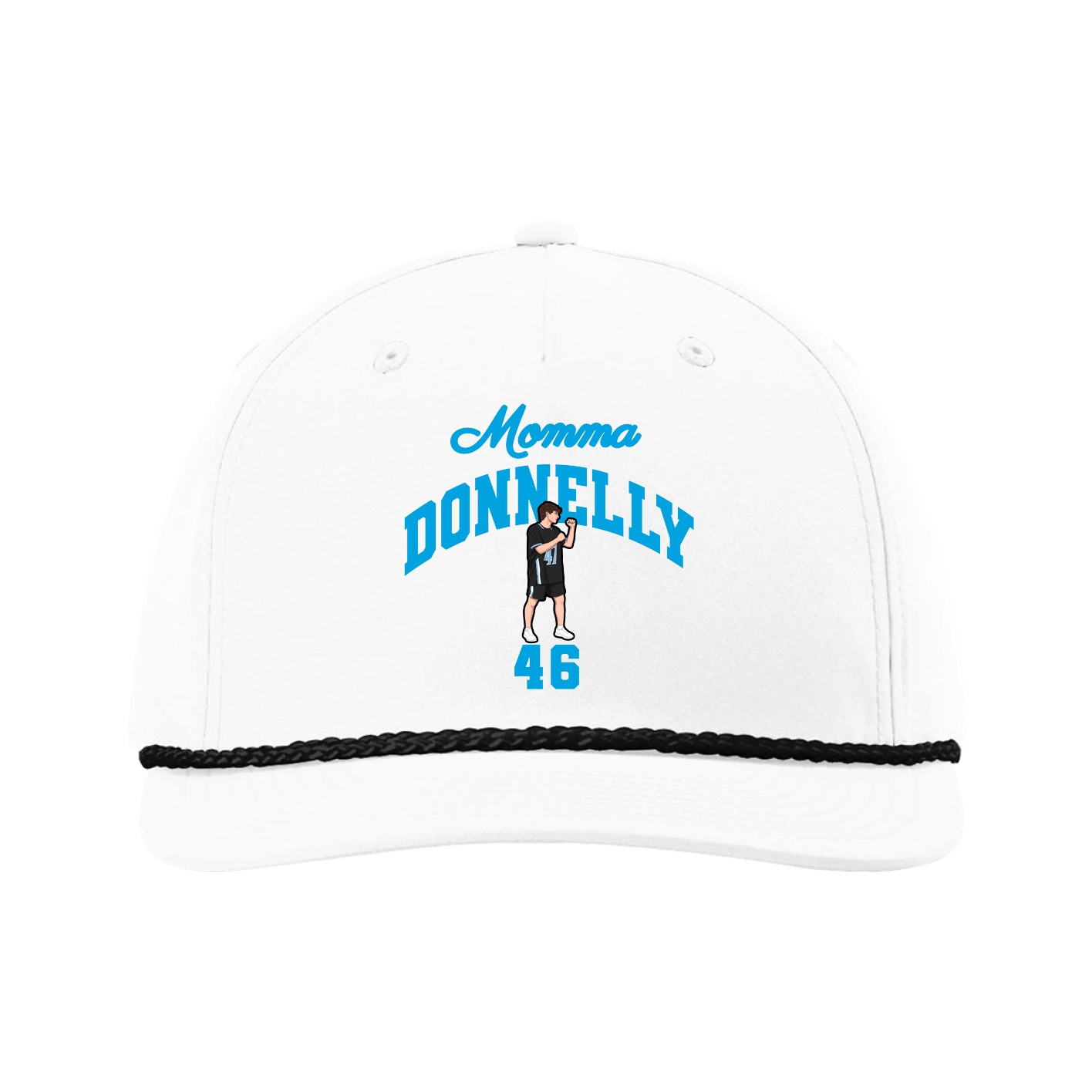Five-Panel Classic Rope Cap — Mothers Day Arch in White