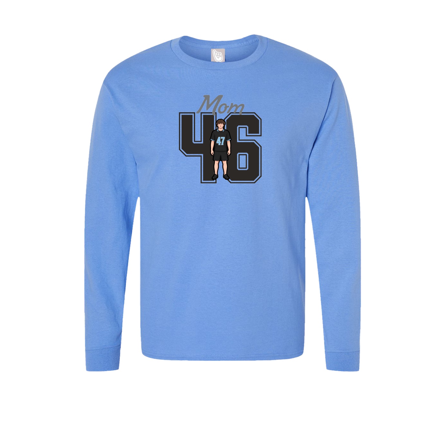Long Sleeve Tee — Mothers Day Shirsey in Powder Blue