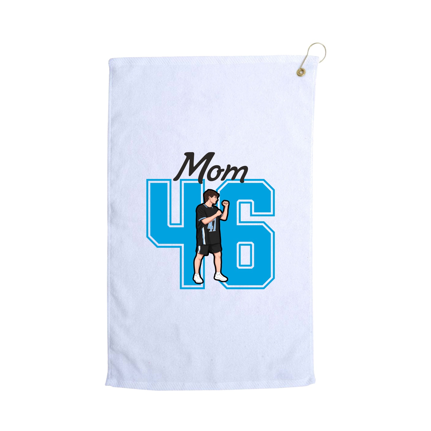 Golf Towel — Mothers Day Shirsey in White