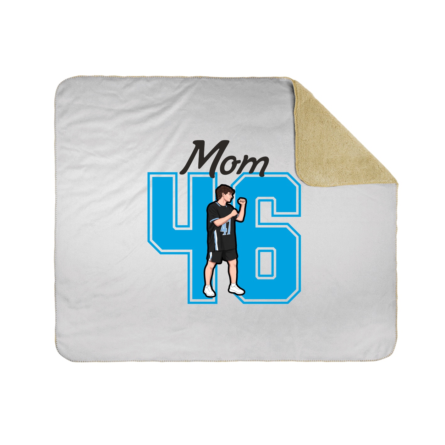 Throw Blanket — Mothers Day Shirsey in White