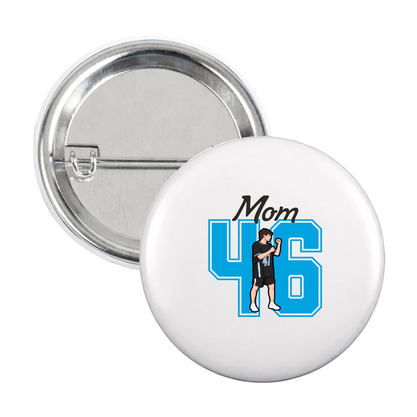 Game Day Button — Mothers Day Shirsey in White