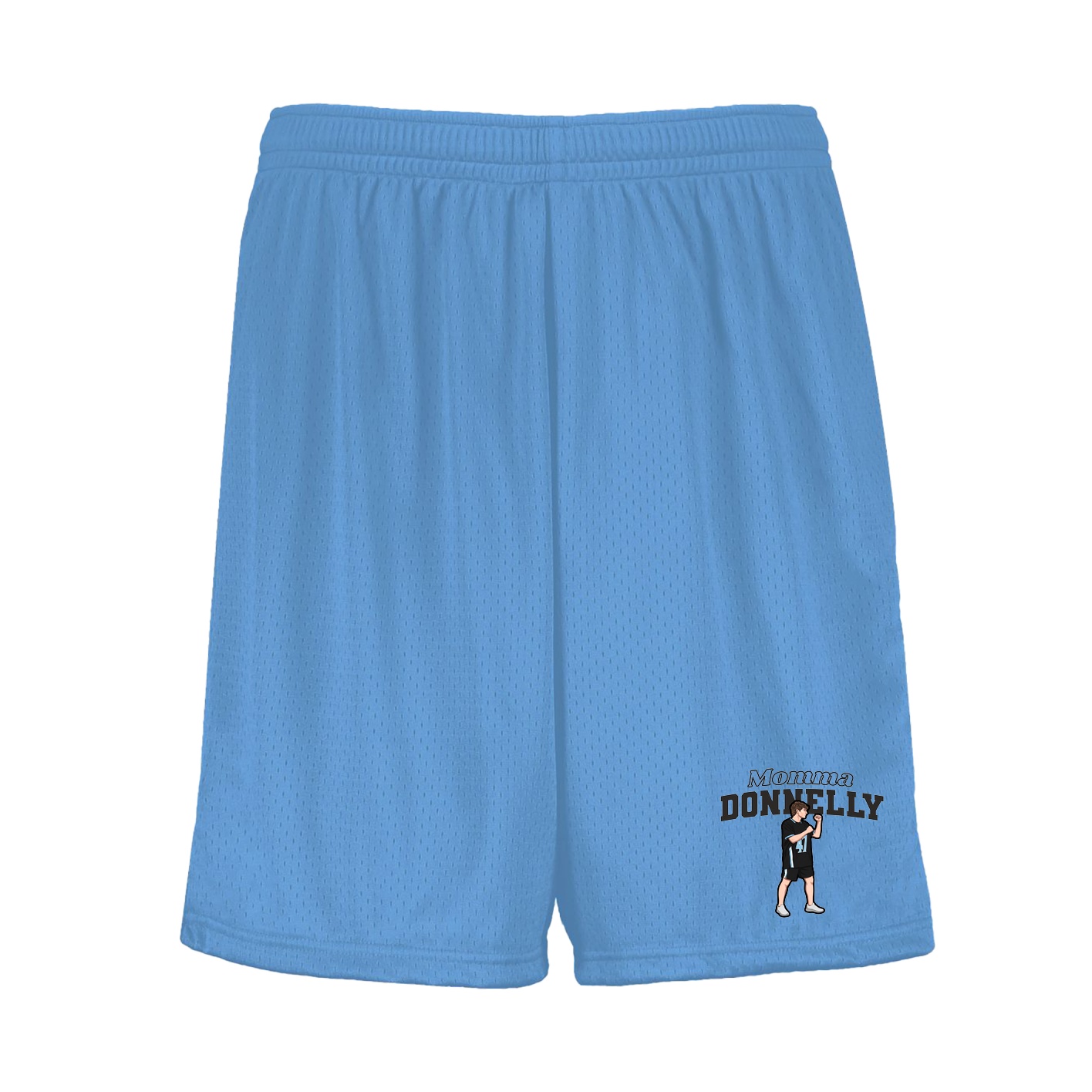 Shorts — Mothers Day Block in Light Blue