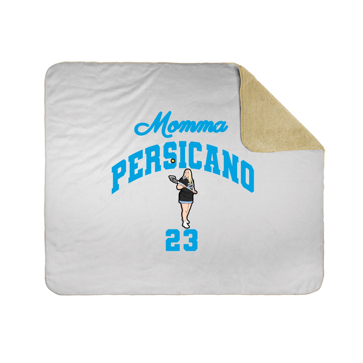Throw Blanket — Mothers Day Arch in White