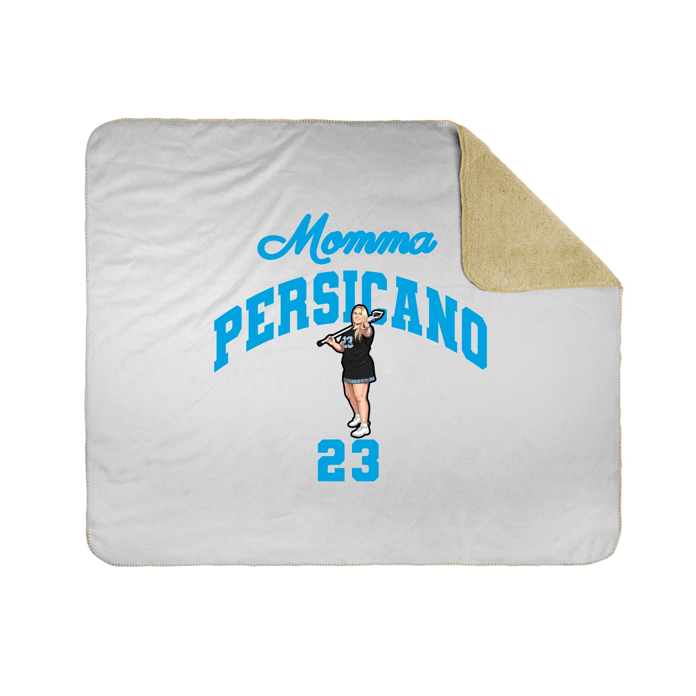 Throw Blanket — Mothers Day Arch in White