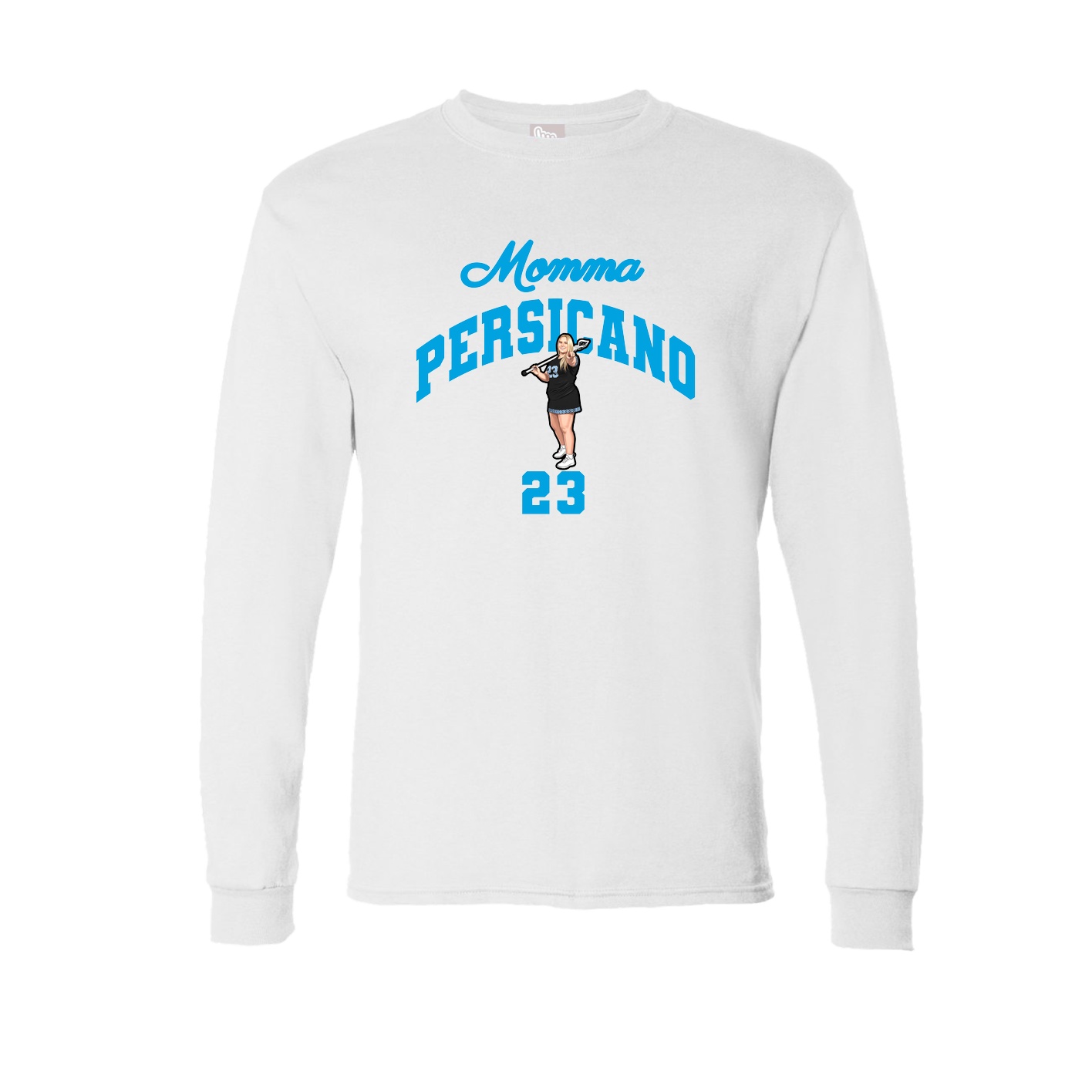 Long Sleeve Tee — Mothers Day Arch in White