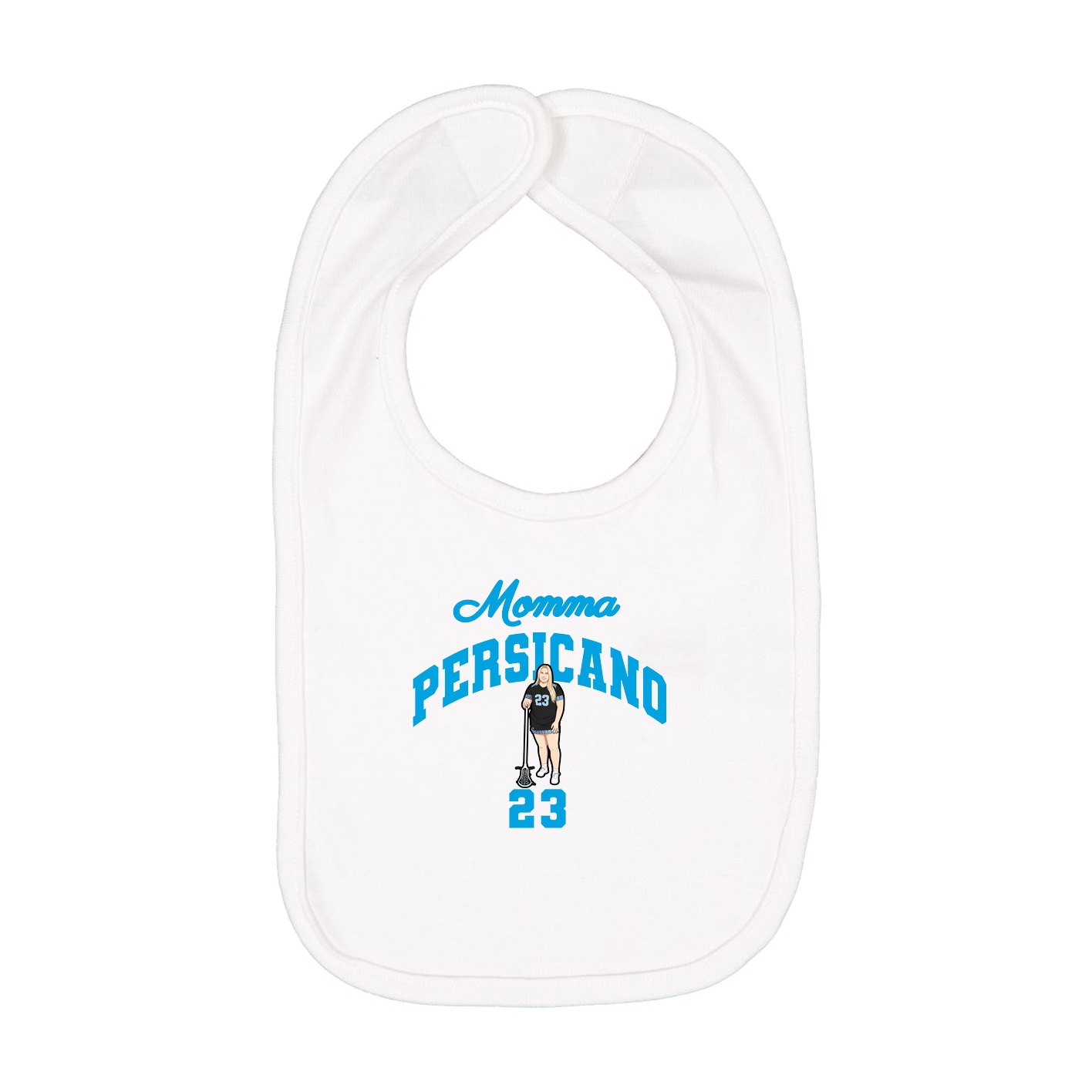 Infant Bib — Mothers Day Arch in White