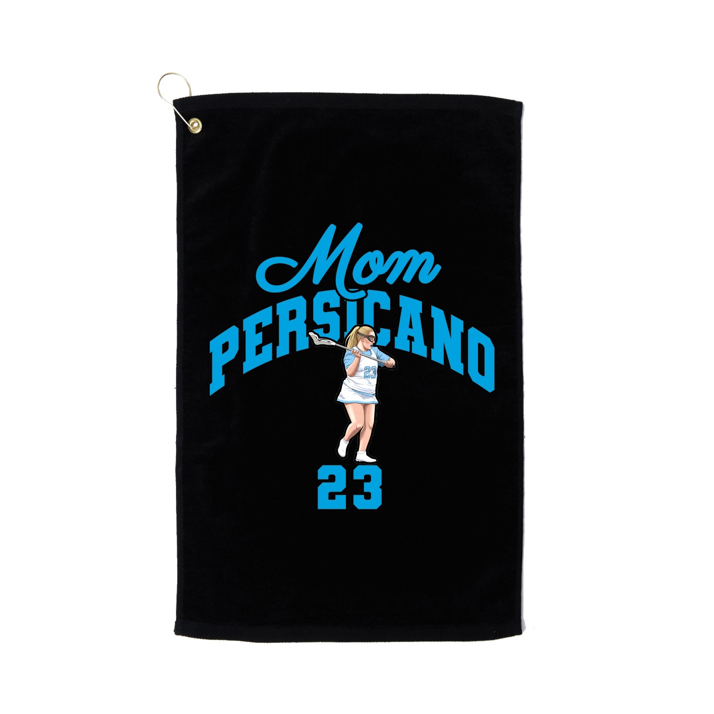Golf Towel — Mothers Day Arch in Black