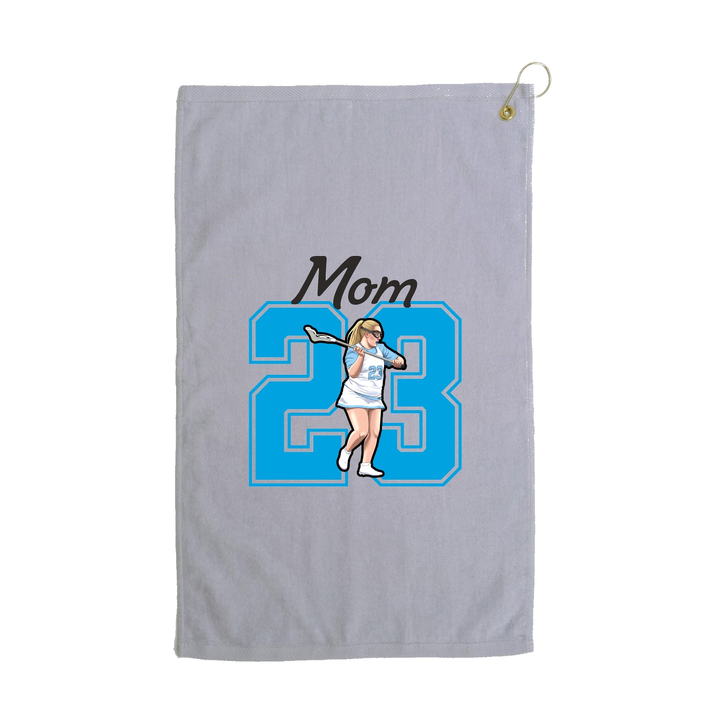 Golf Towel — Mothers Day Shirsey in Grey