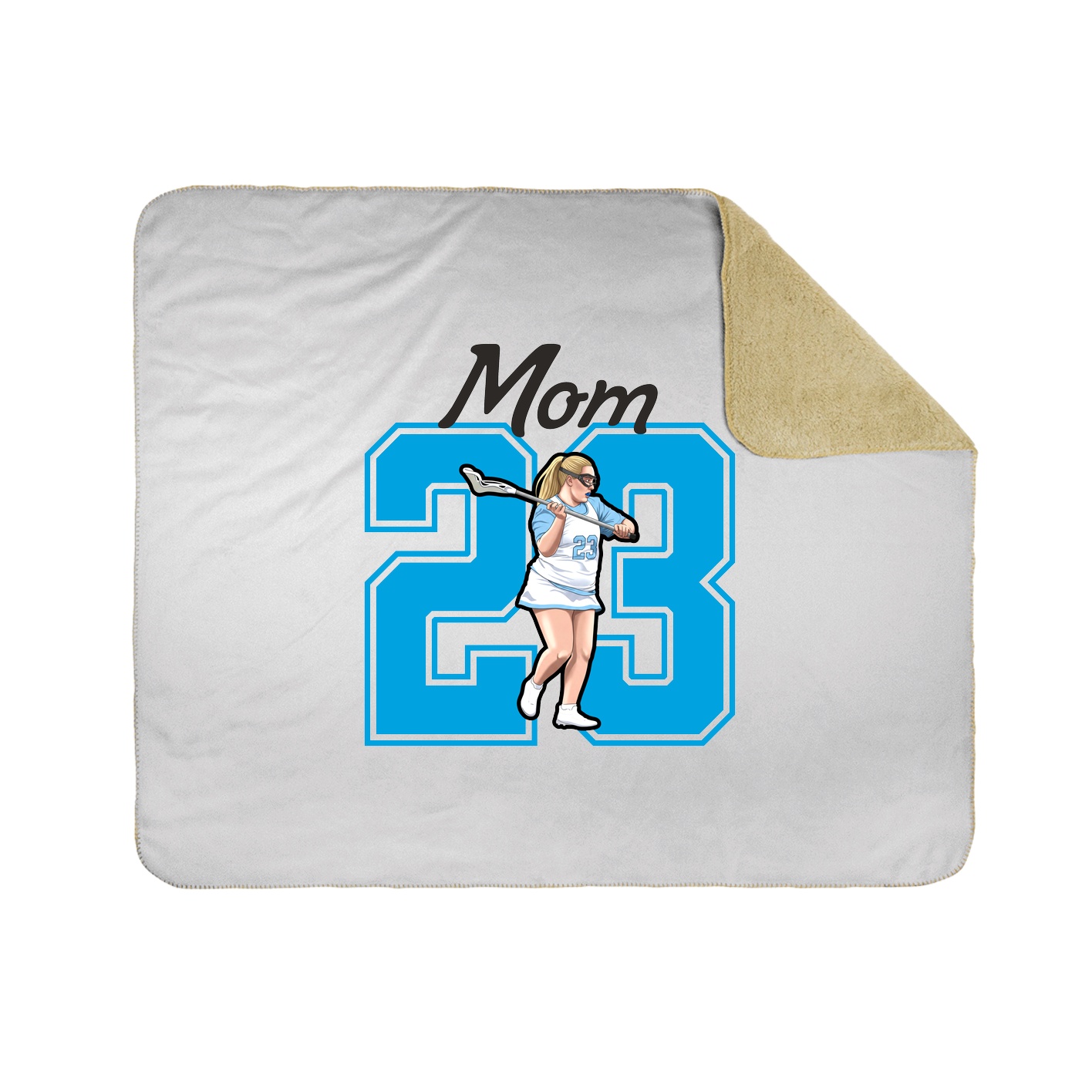 Throw Blanket — Mothers Day Shirsey in White