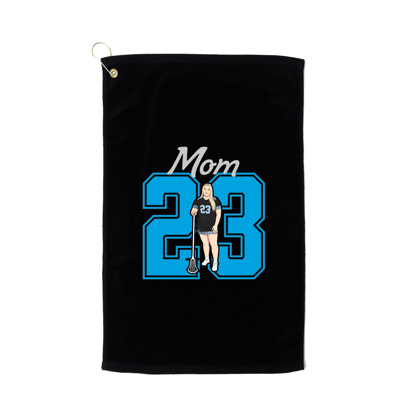 Golf Towel — Mothers Day Shirsey in Black