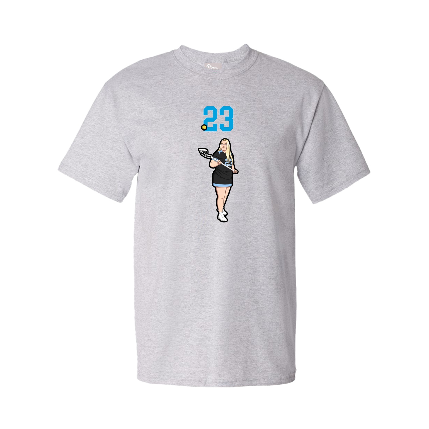 Tee — Number Top in Grey