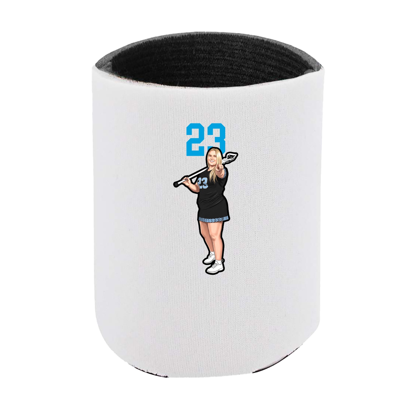 Can Holder — Number Top in White
