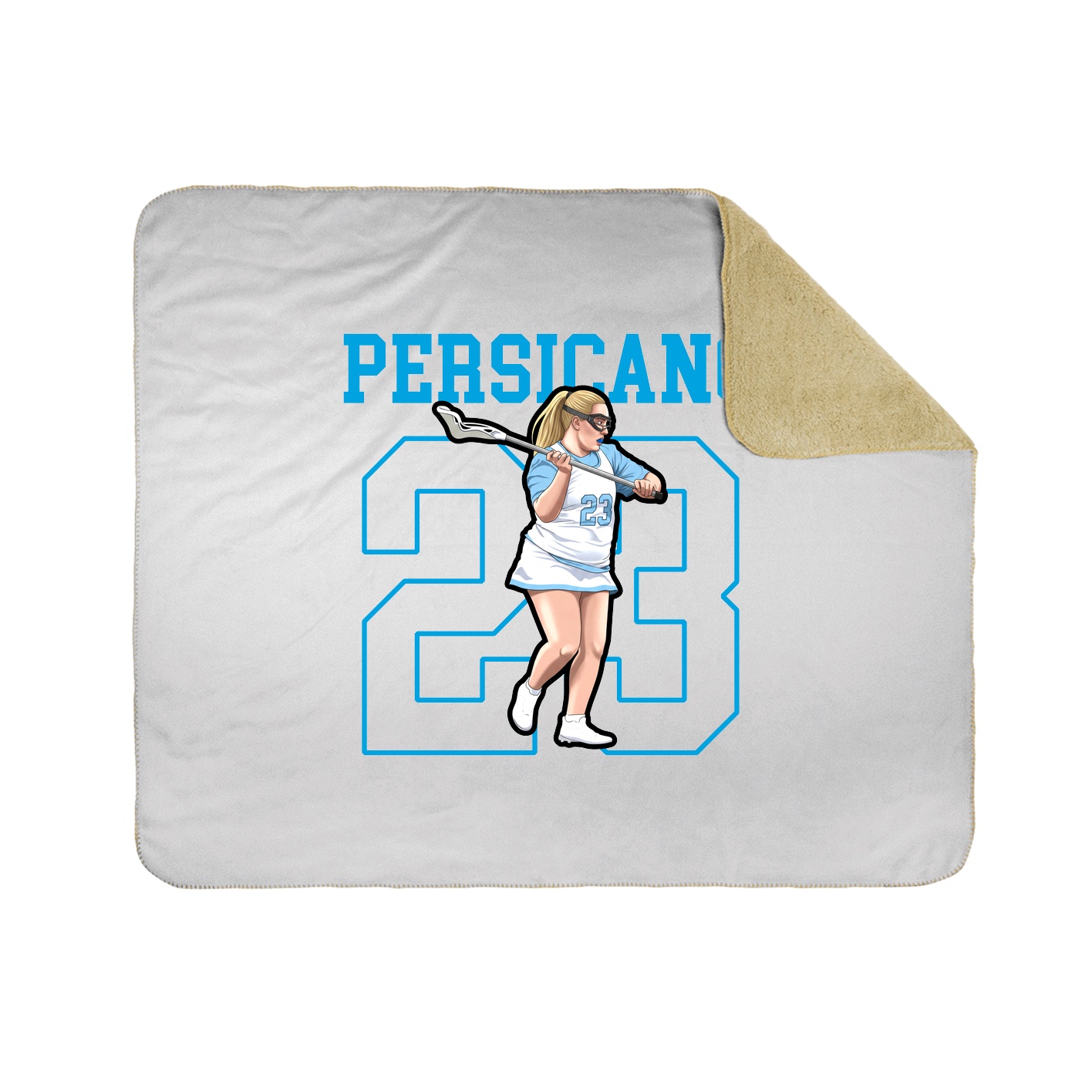 Throw Blanket — Shirsey in White