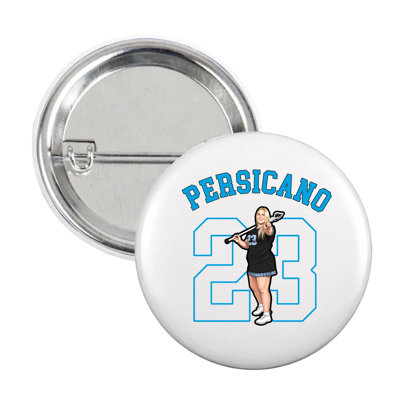 Game Day Button — Shirsey Arch in White