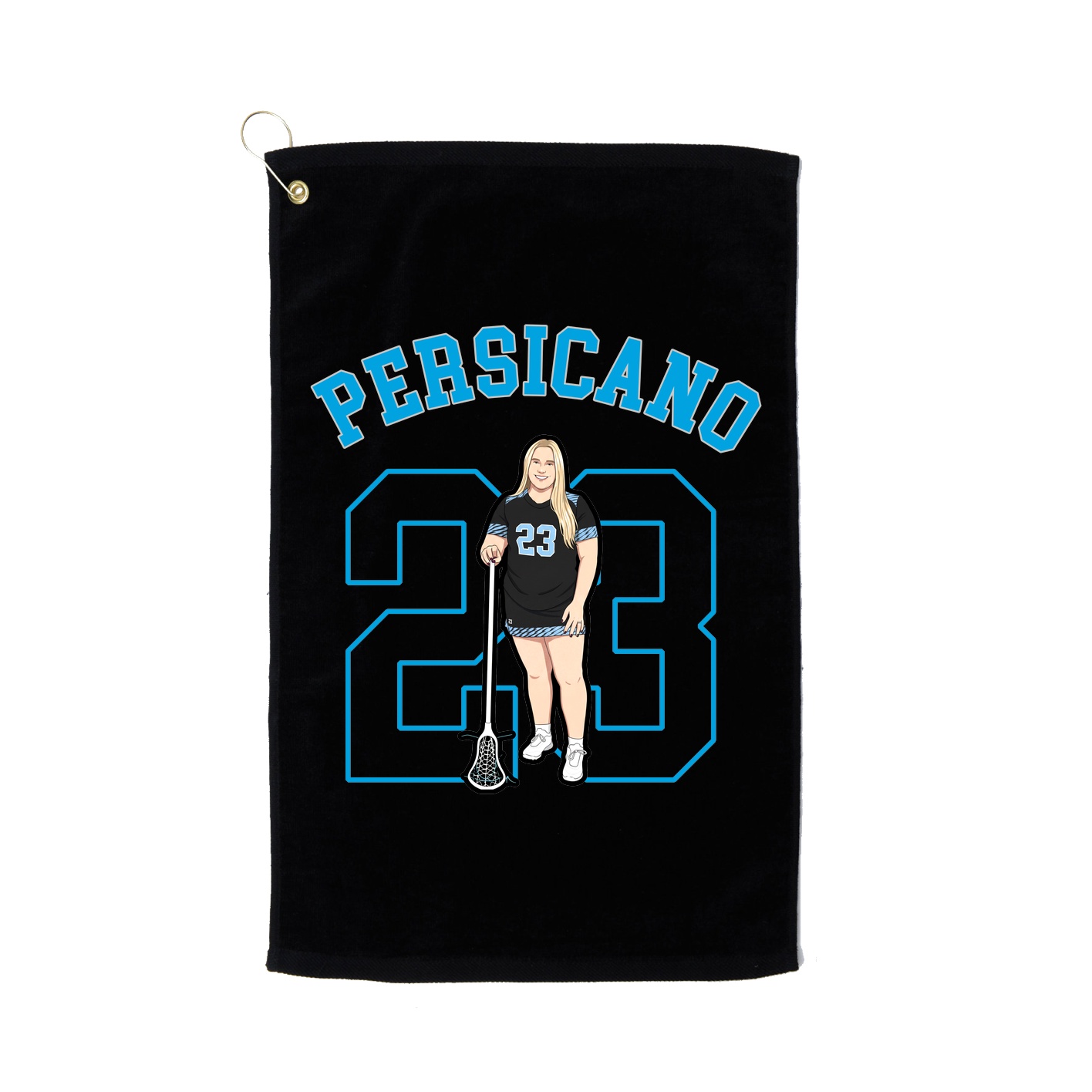 Golf Towel — Shirsey Arch in Black