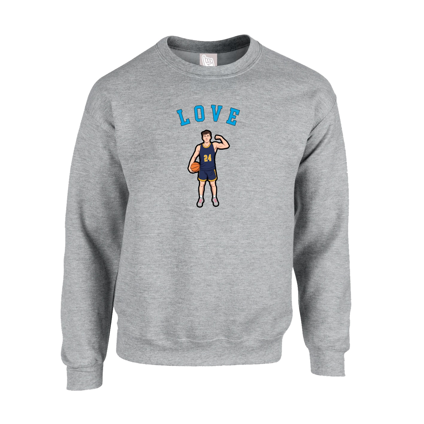 Fleece Crew — Shirsey Arch in Grey