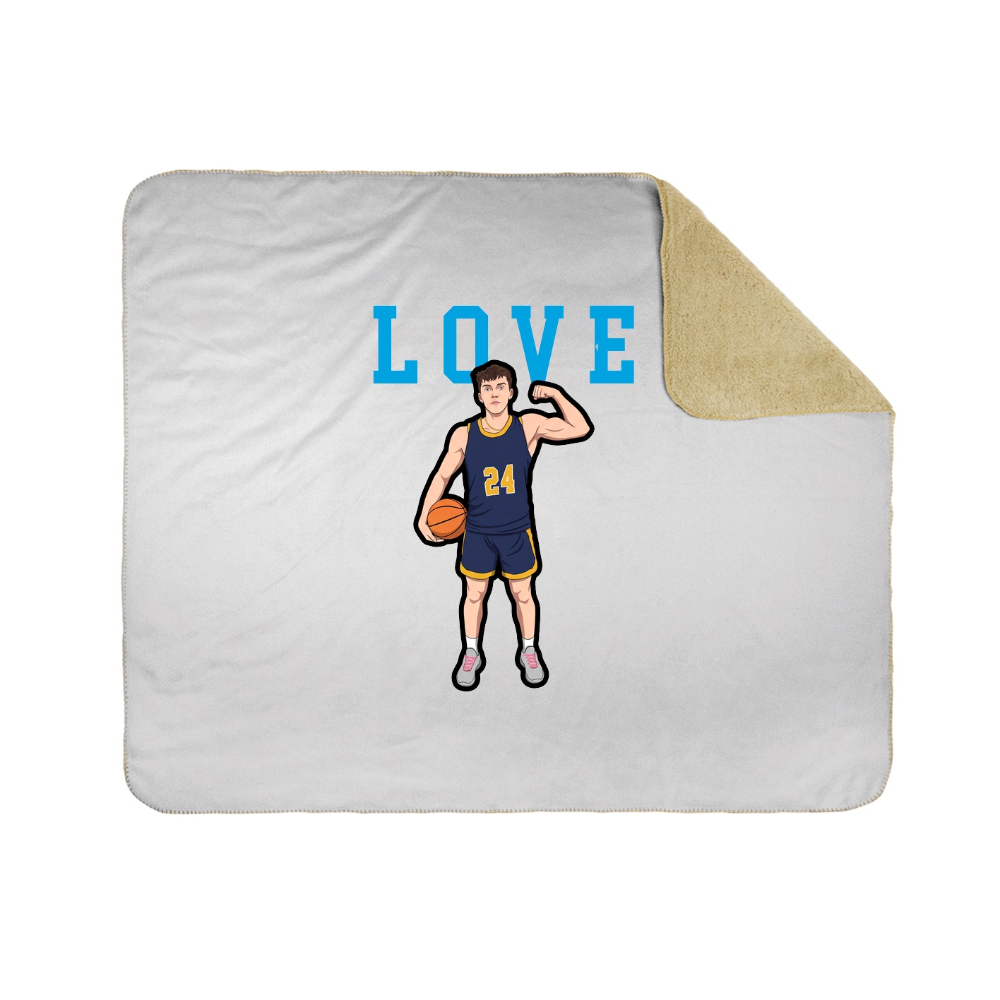 Throw Blanket — Shirsey in White
