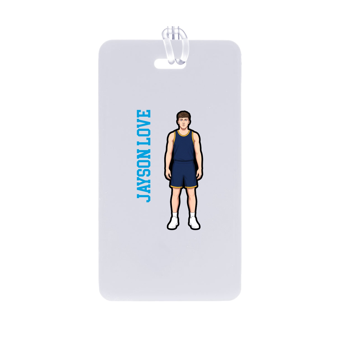 Bag Tag — Name Vertical in Classic