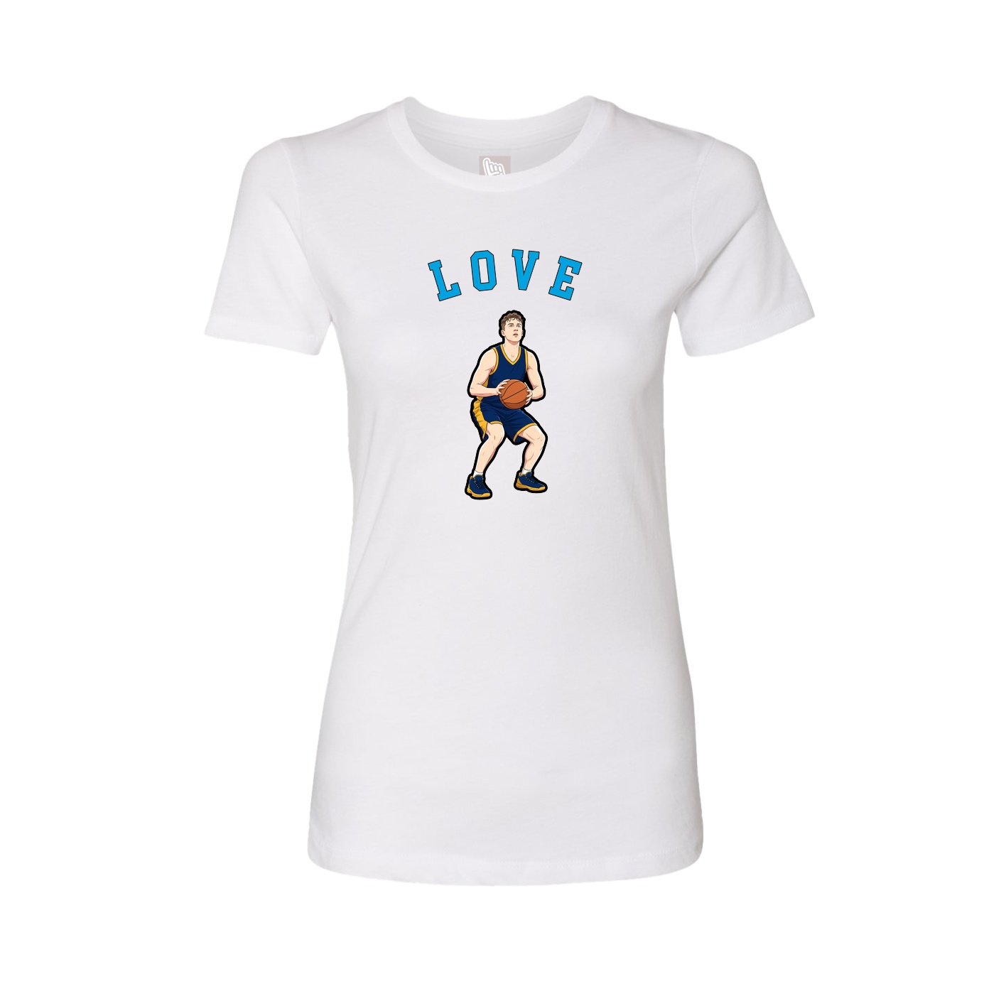 Fitted Women's Tee — Shirsey Arch in White