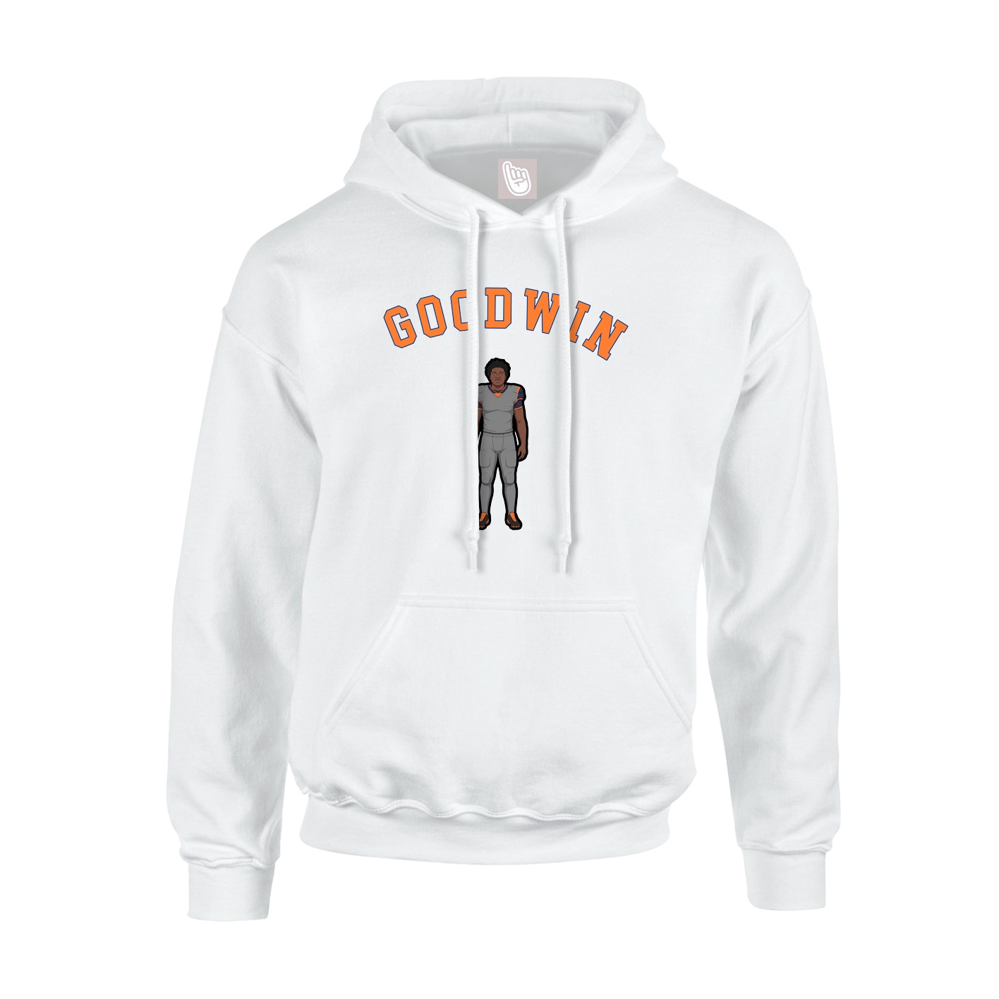 Hoodie — Shirsey Arch in White