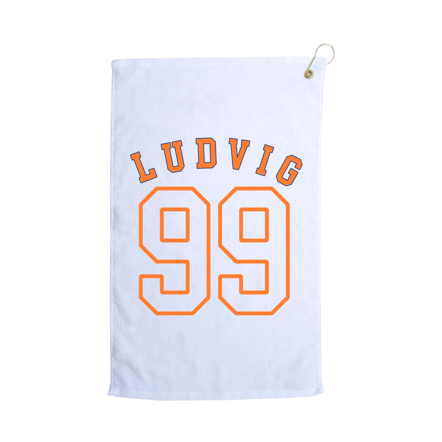 Golf Towel — Shirsey Arch in White