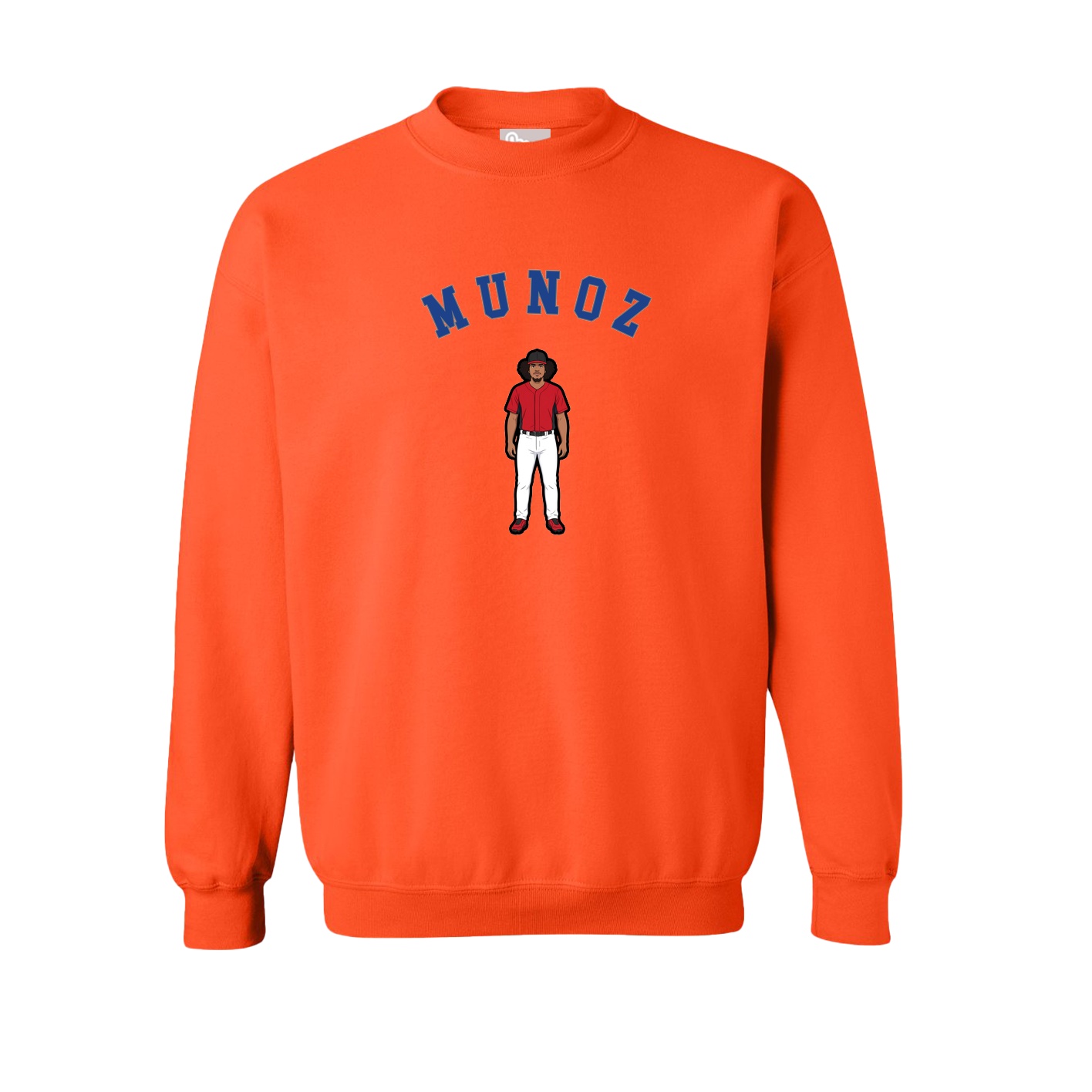 Fleece Crew — Shirsey Arch in Orange