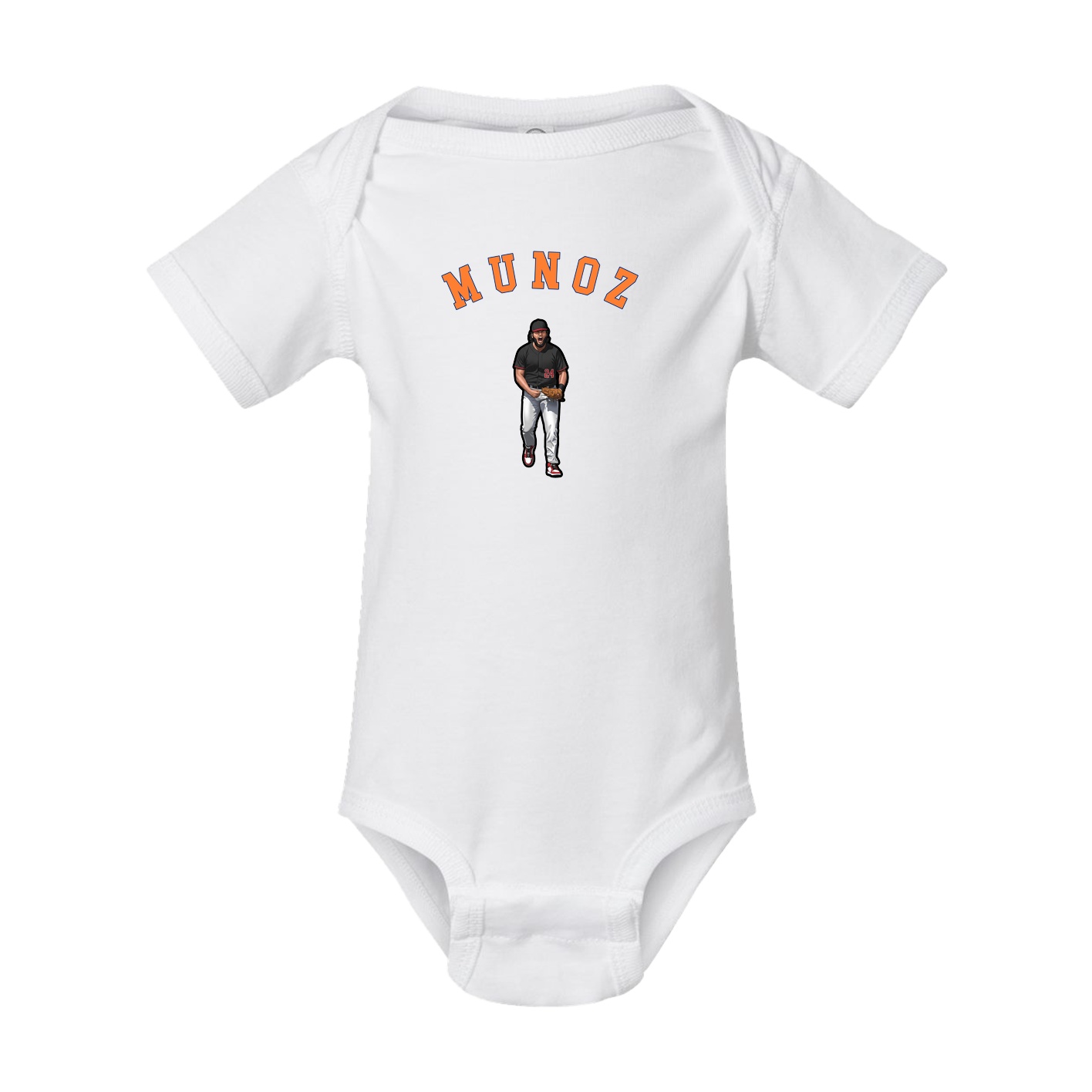 Baby Onesie — Shirsey Arch in White