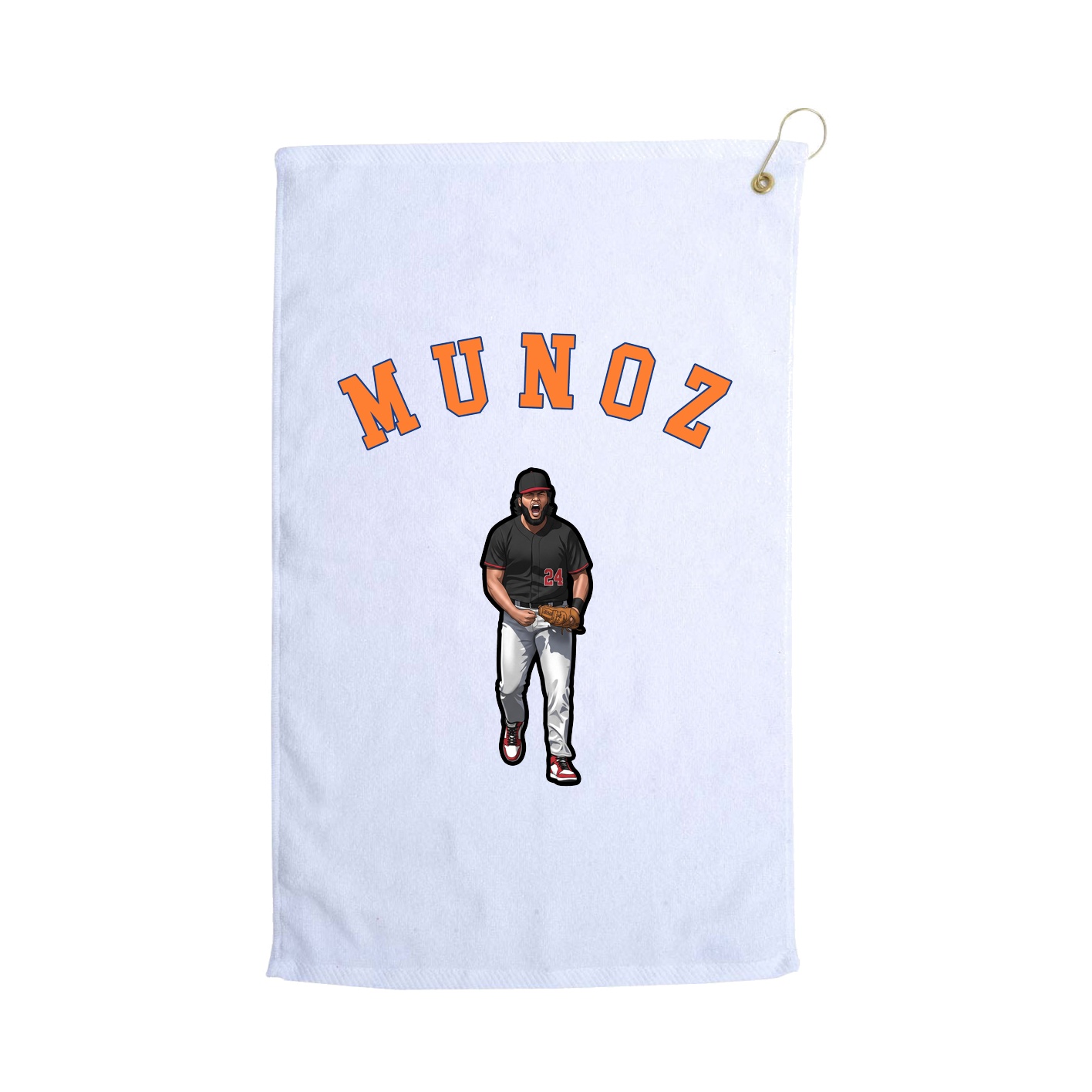 Golf Towel — Shirsey Arch in White
