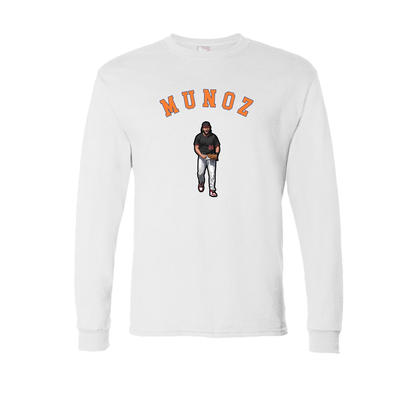 Long Sleeve Tee — Shirsey Arch in White