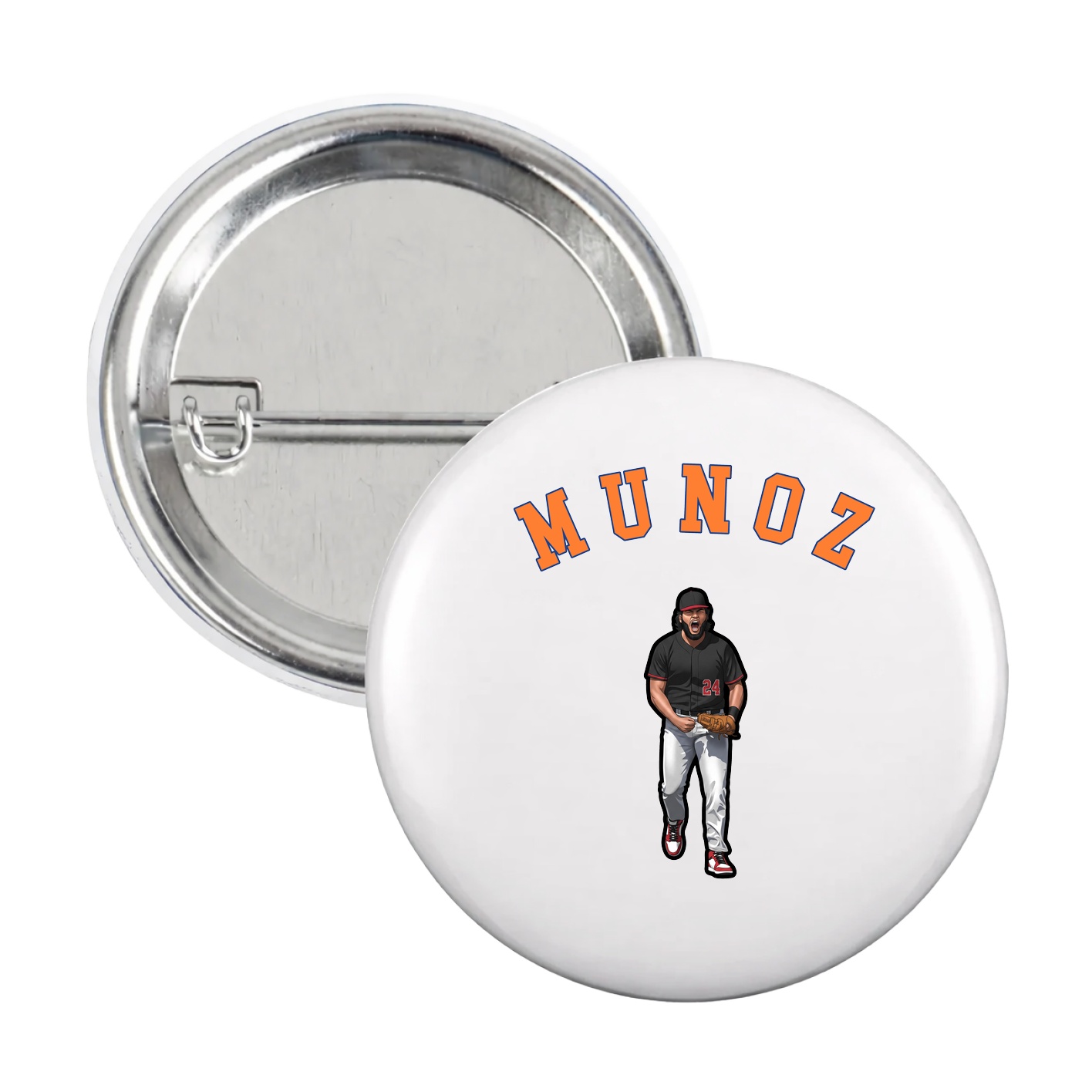 Game Day Button — Shirsey Arch in White