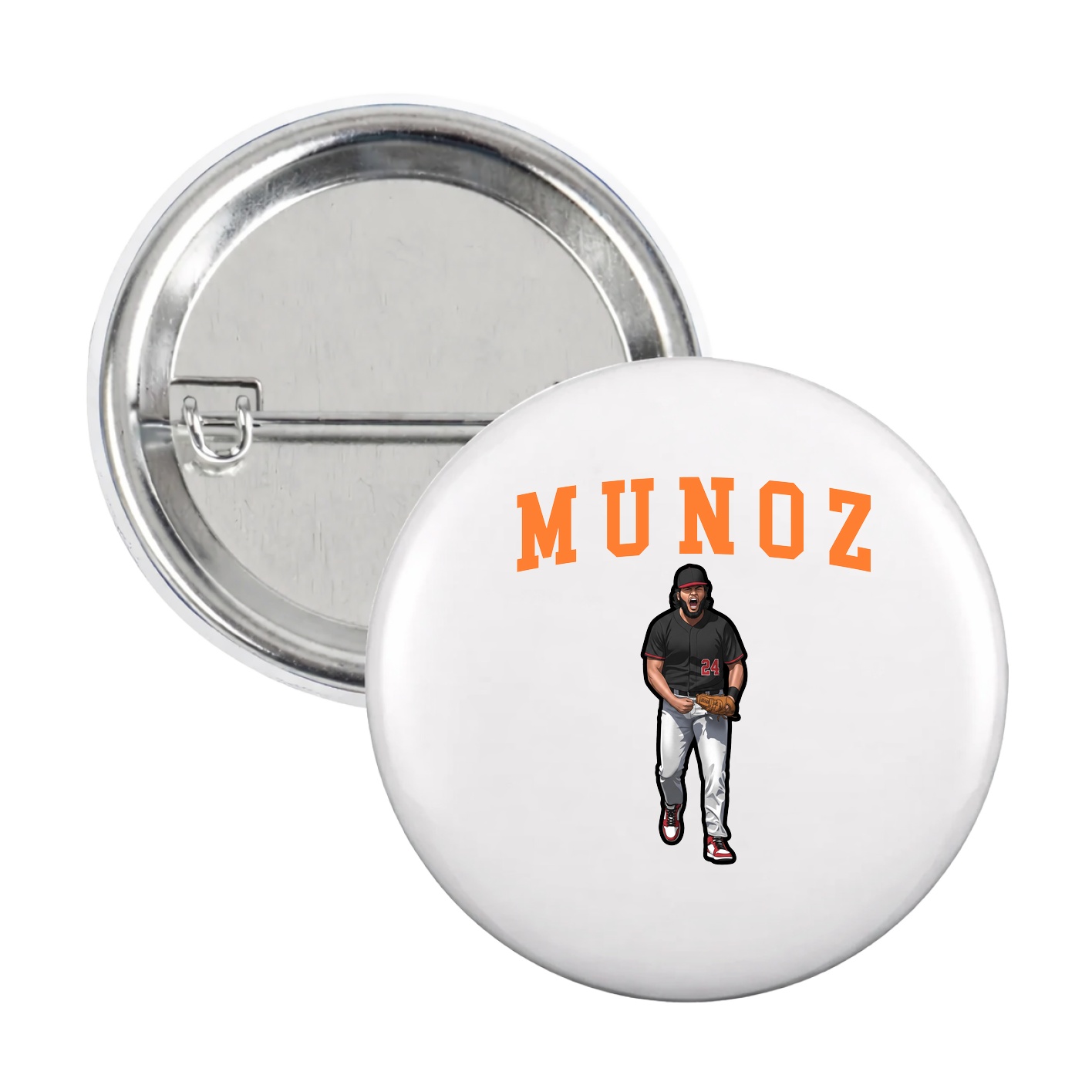 Game Day Button — Shirsey in White
