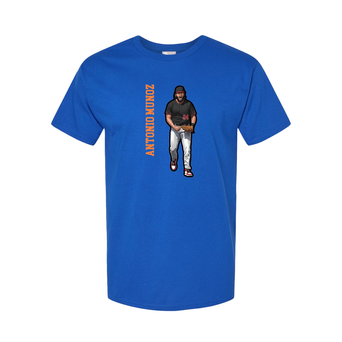 Tee — Name Vertical in Royal