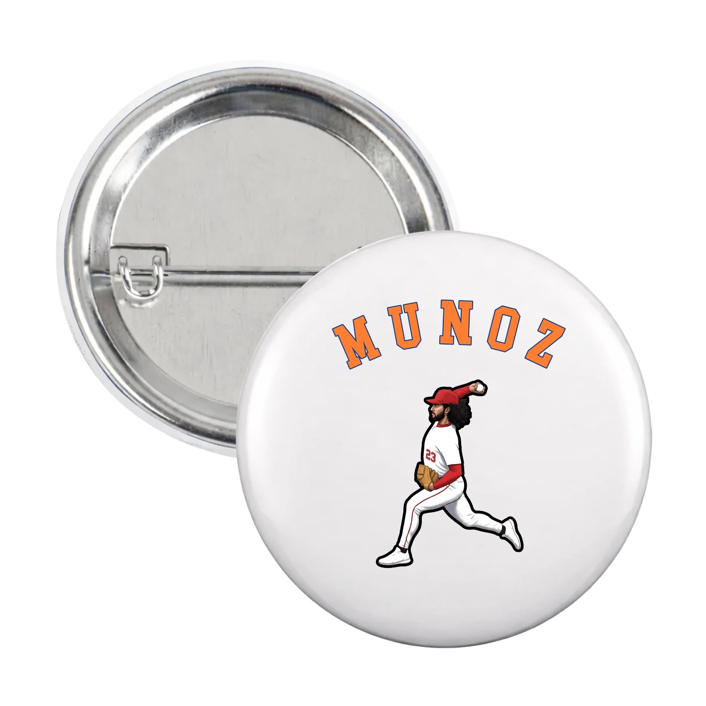 Game Day Button — Shirsey Arch in White