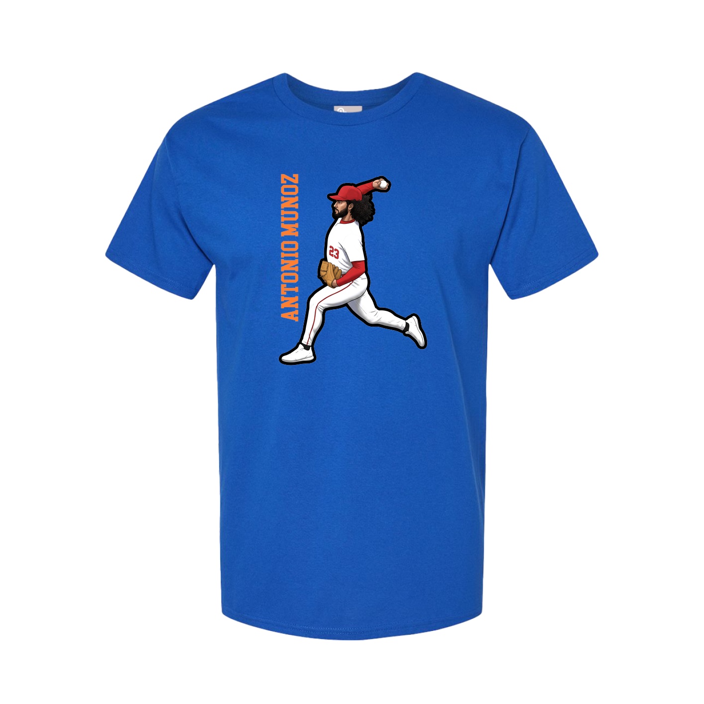Tee — Name Vertical in Royal