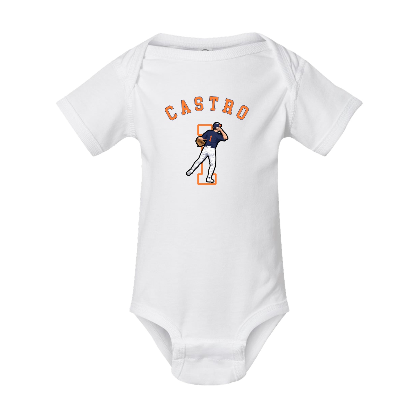 Baby Onesie — Shirsey Arch in White
